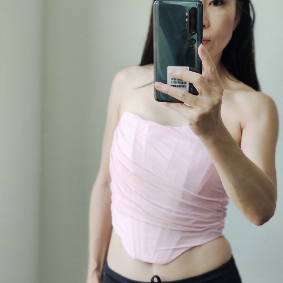 Pink corset sexy top - Picture 2 of 2